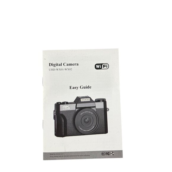 4K Ultra HD Digital Camera With WiFi 16X Zoom Lens UHD-WX01-WX02 For Photography - Picture 2 of 10